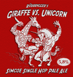 giraffevsunicorn etikett