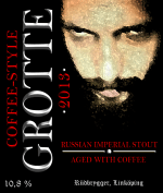 Grotte kaffe etikett