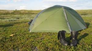 Tältet i Sarek